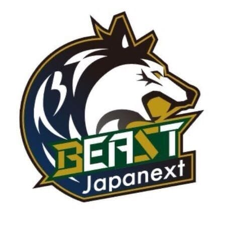 中田花奈さんのMリーグチーム・BEAST Japanextのロゴ